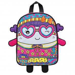 Набор из серии Раскрась рюкзак - Симпатяшка, с 5 фломастерами, от 4 лет (Alex, 510G)